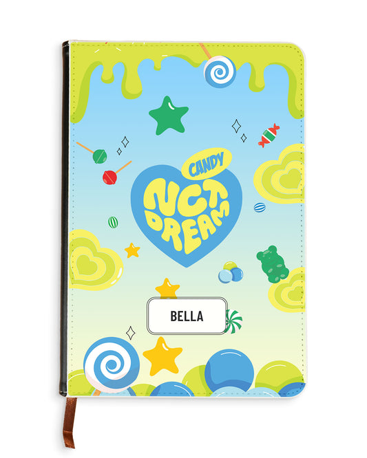 Leather Bookpaper Notebook - Nct Dream Candy Lime