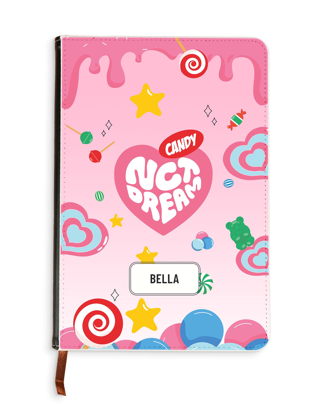 Leather Bookpaper Notebook - Nct Dream Candy Pink