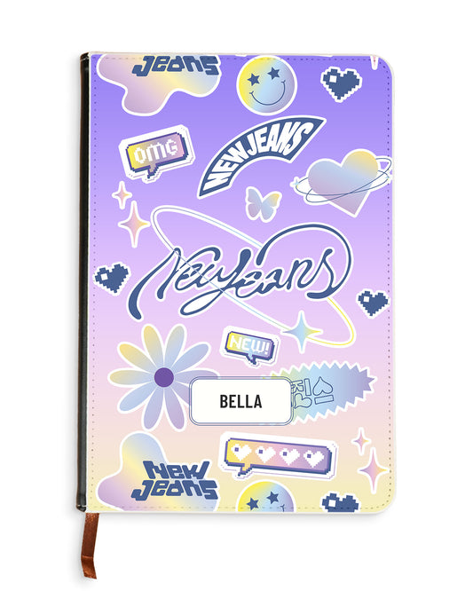 Leather Bookpaper Notebook - New Jeans OMG 2.0