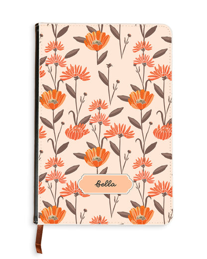Leather Bookpaper Notebook - October Marigold