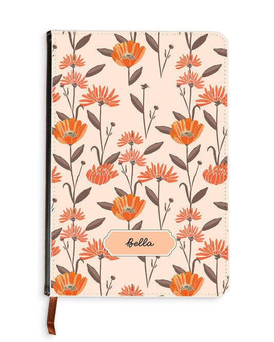 Leather Bookpaper Notebook - October Marigold