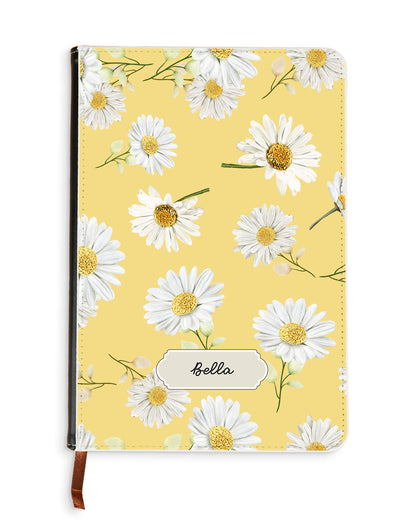 Leather Bookpaper Notebook - October Chrysanthemum