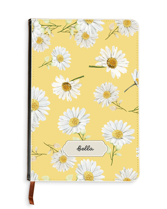 Leather Bookpaper Notebook - October Chrysanthemum