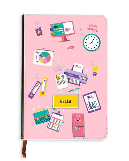 Leather Bookpaper Notebook - Officer