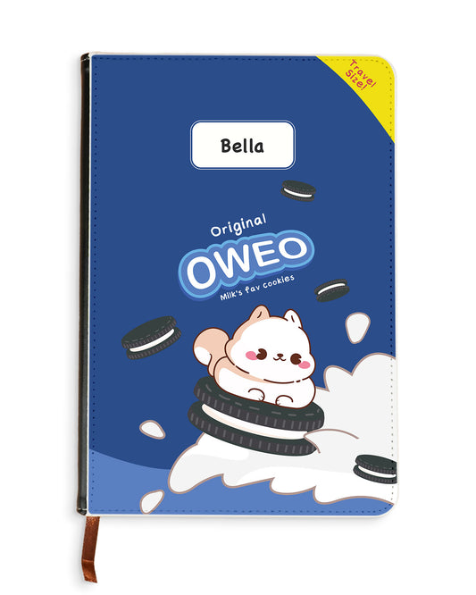 Leather Bookpaper Notebook - Oweo Dog