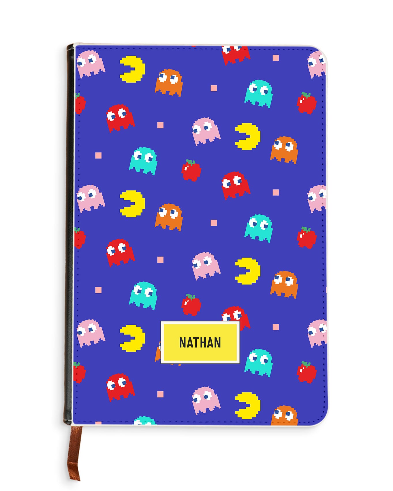 Leather Bookpaper Notebook - Pacman 1.0