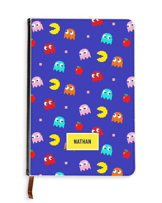 Leather Bookpaper Notebook - Pacman 1.0