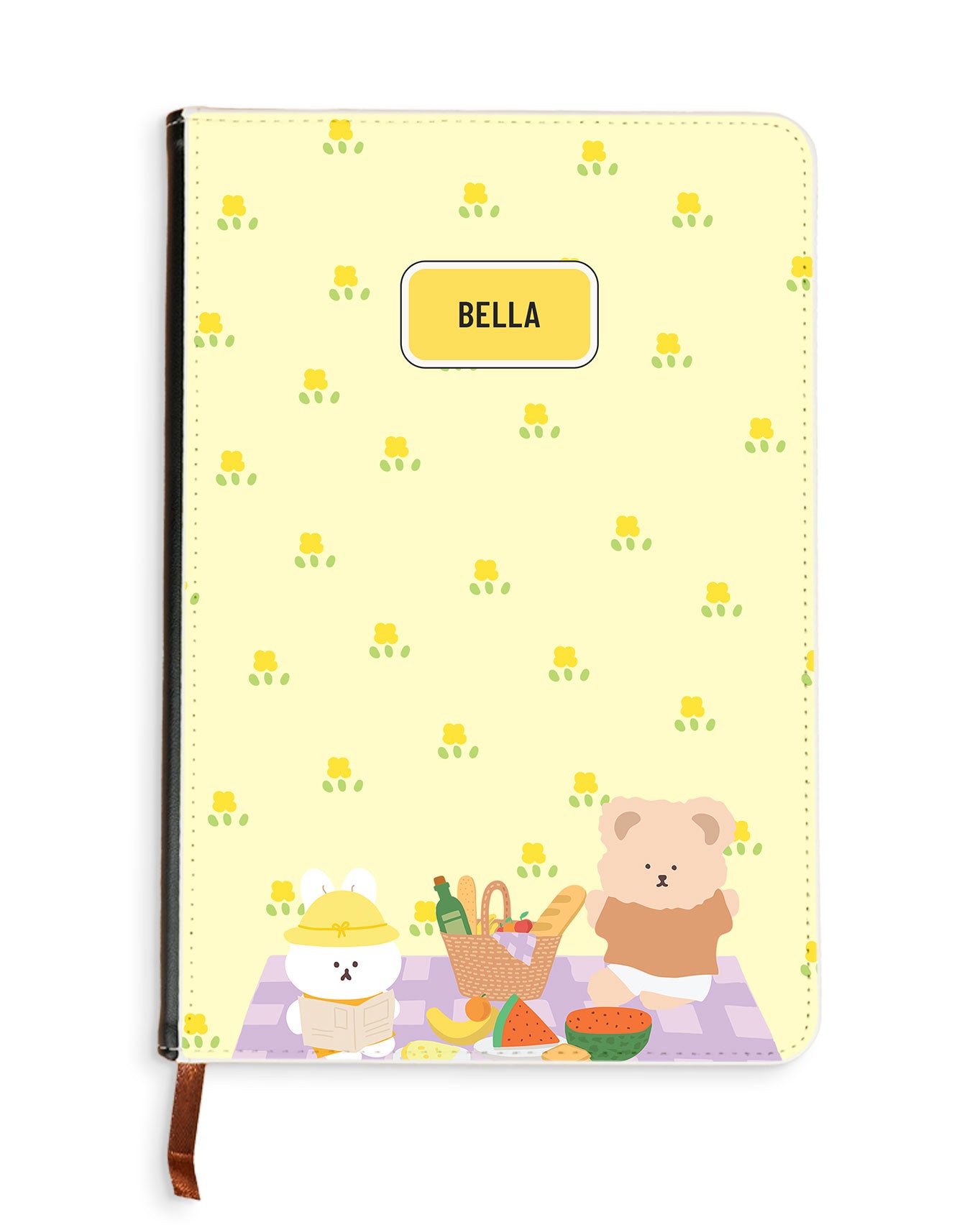Leather Bookpaper Notebook - Picnic Lilac