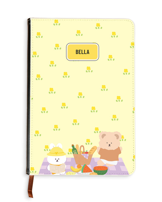 Leather Bookpaper Notebook - Picnic Lilac