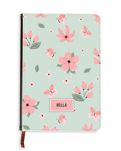 Leather Bookpaper Notebook - Pink Delight