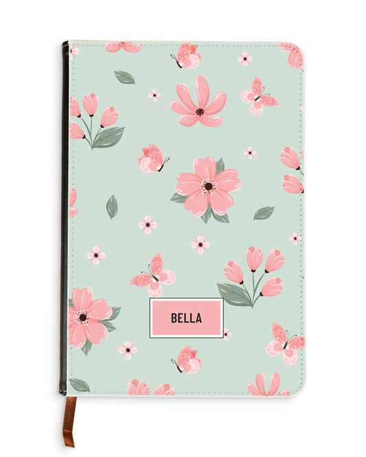Leather Bookpaper Notebook - Pink Delight