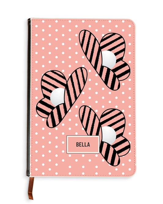 Leather Bookpaper Notebook - Pink Honey