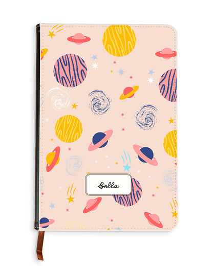 Leather Bookpaper Notebook - Planetarium 2.0