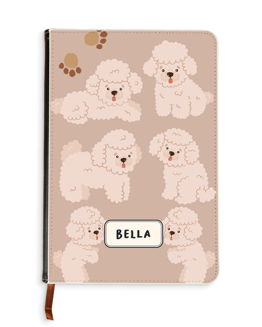 Leather Bookpaper Notebook - Poodle Squad 2.0