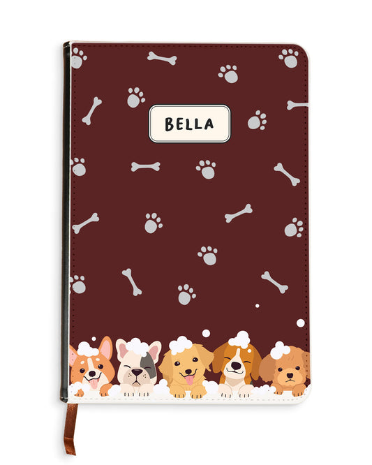 Leather Bookpaper Notebook - Ruff Family 2.0