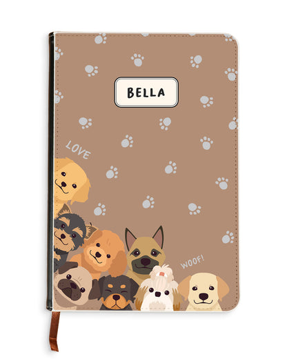 Leather Bookpaper Notebook - Ruff Family 1.0