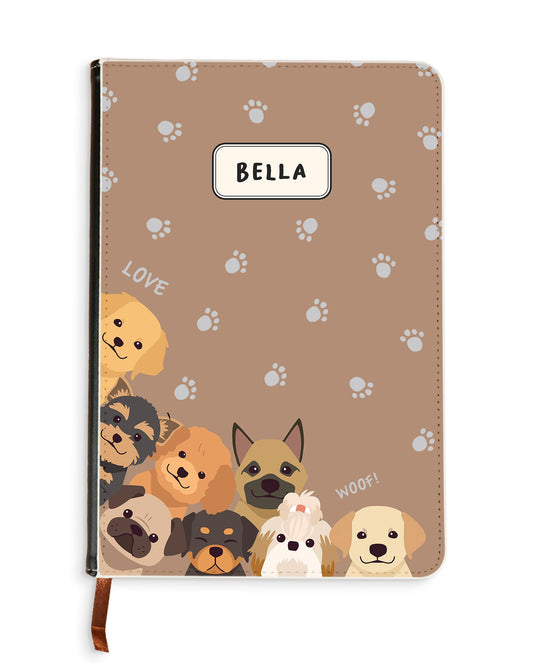 Leather Bookpaper Notebook - Ruff Family 1.0