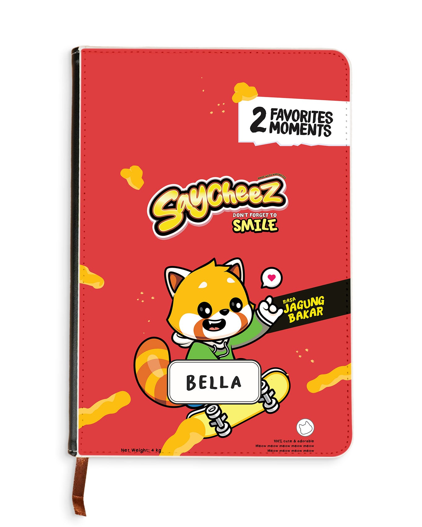 Leather Bookpaper Notebook - Saycheez