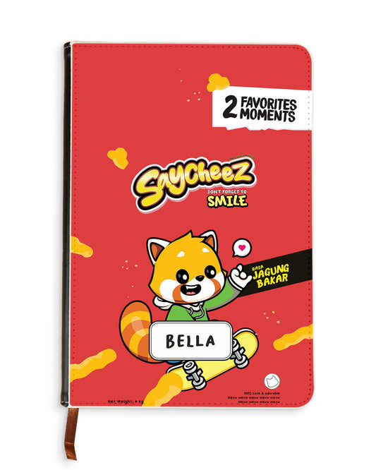 Leather Bookpaper Notebook - Saycheez
