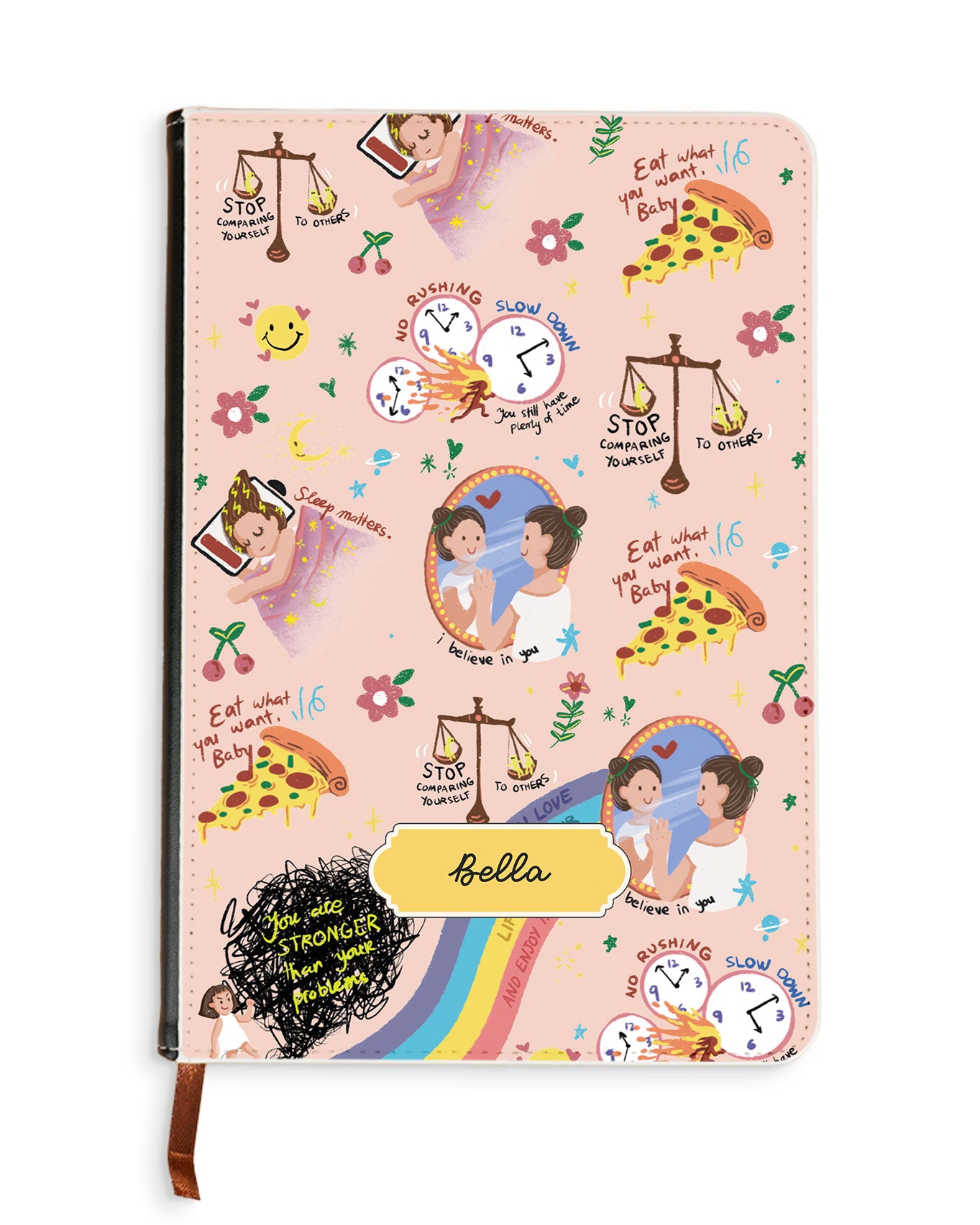Leather Bookpaper Notebook - Self Love 2.0