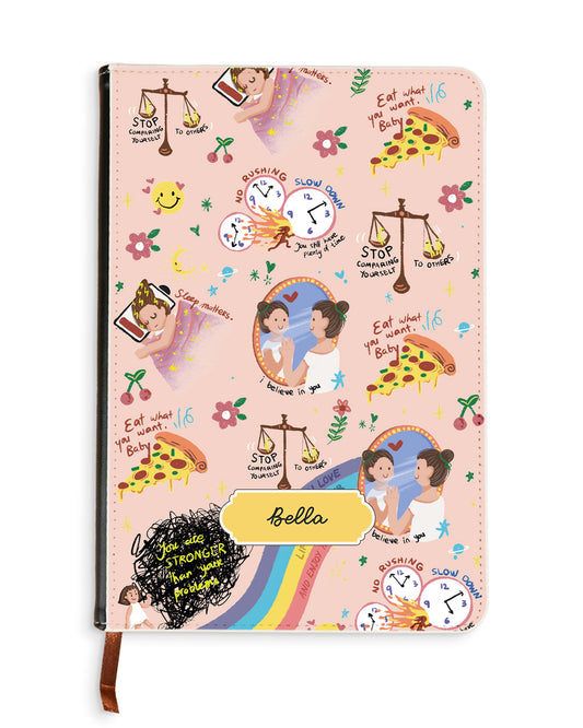 Leather Bookpaper Notebook - Self Love 2.0
