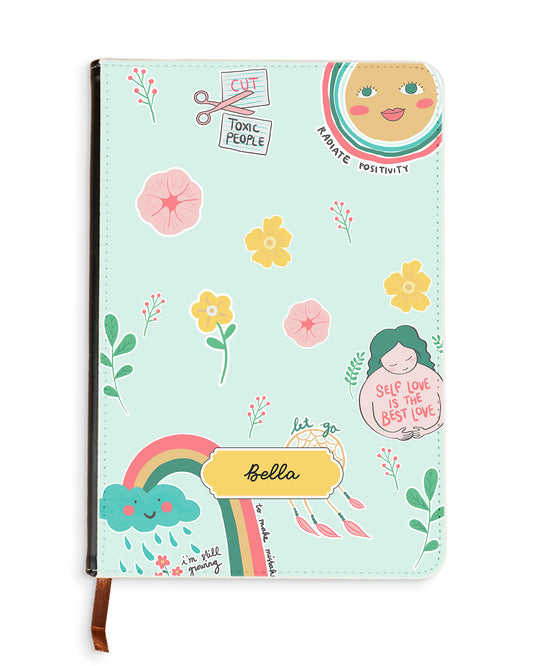 Leather Bookpaper Notebook - Self Love 1.0
