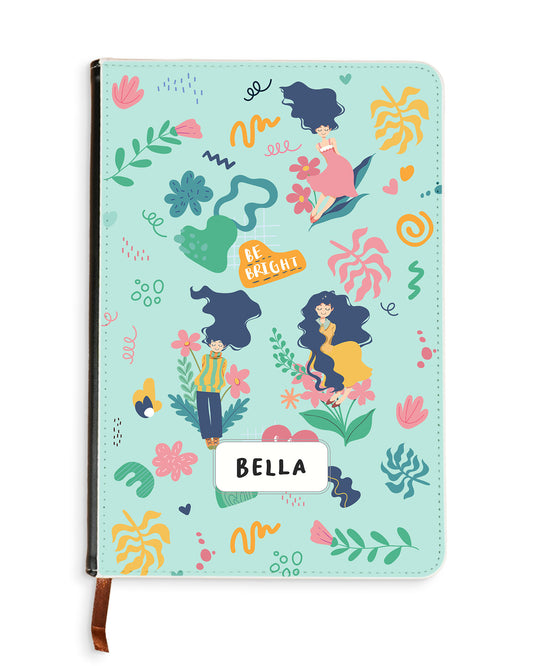 Leather Bookpaper Notebook - Self Love Sticker Pack 2.0
