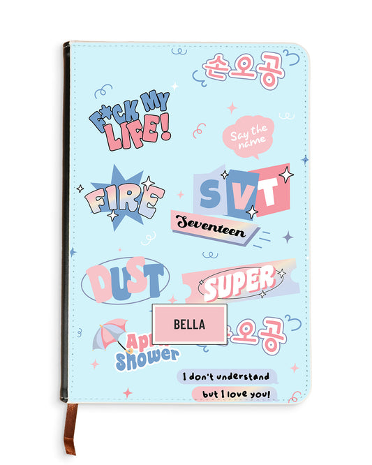 Leather Bookpaper Notebook - Seventeen Super