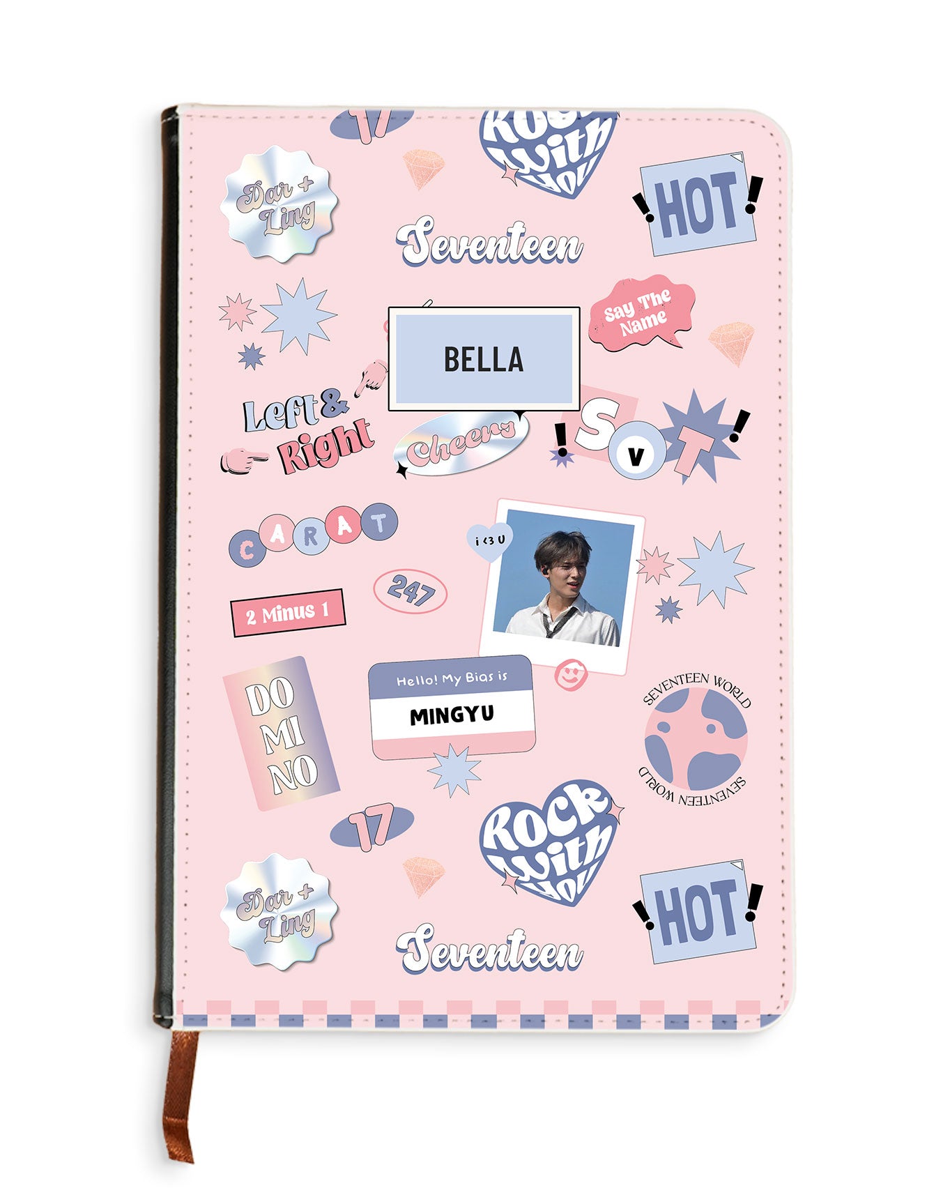 Leather Bookpaper Notebook - Seventeen World