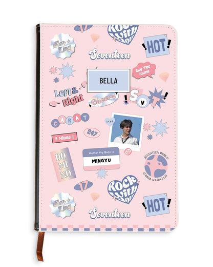 Leather Bookpaper Notebook - Seventeen World