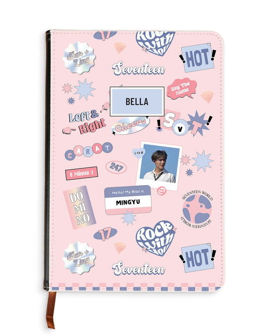 Leather Bookpaper Notebook - Seventeen World