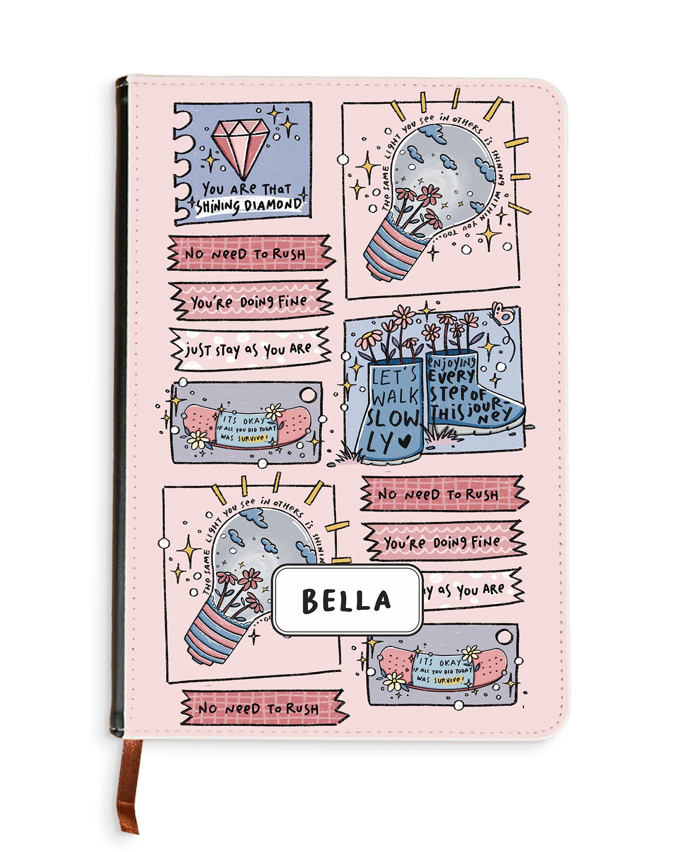 Leather Bookpaper Notebook - Shine