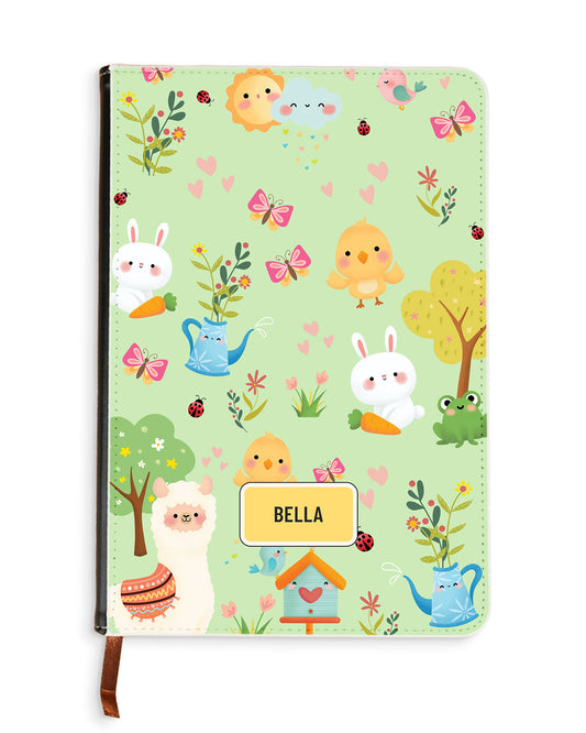 Leather Bookpaper Notebook - Spring