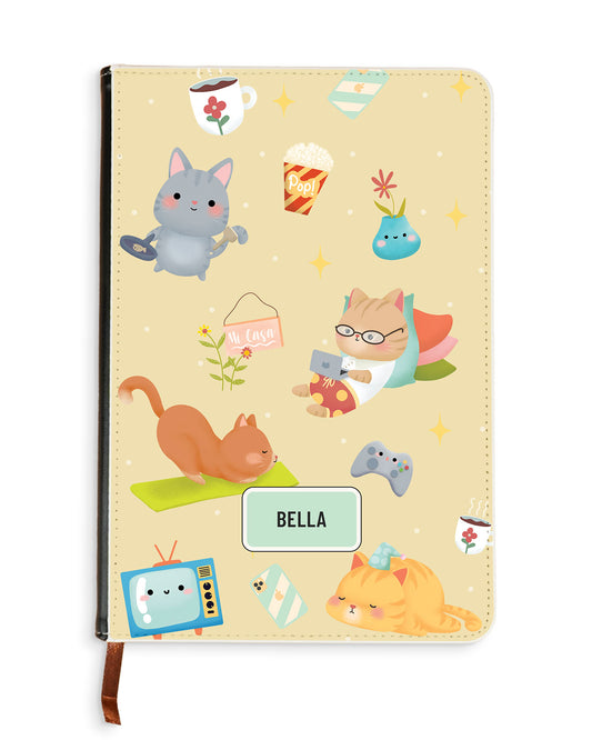 Leather Bookpaper Notebook - Stay Home