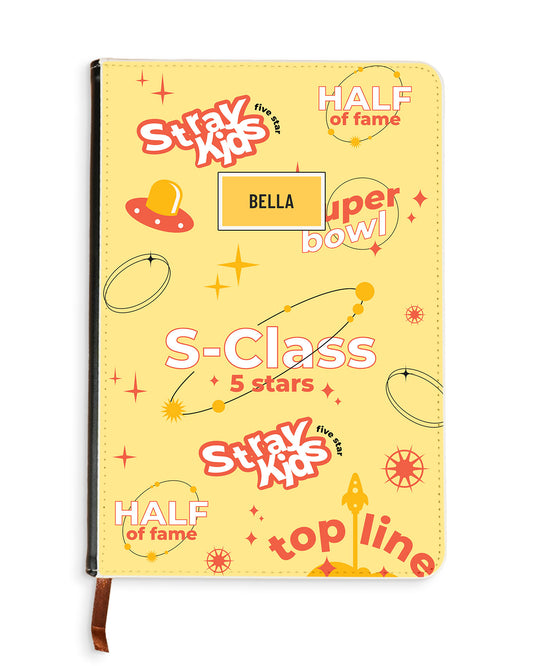 Leather Bookpaper Notebook - Stray Kids 5 Stars