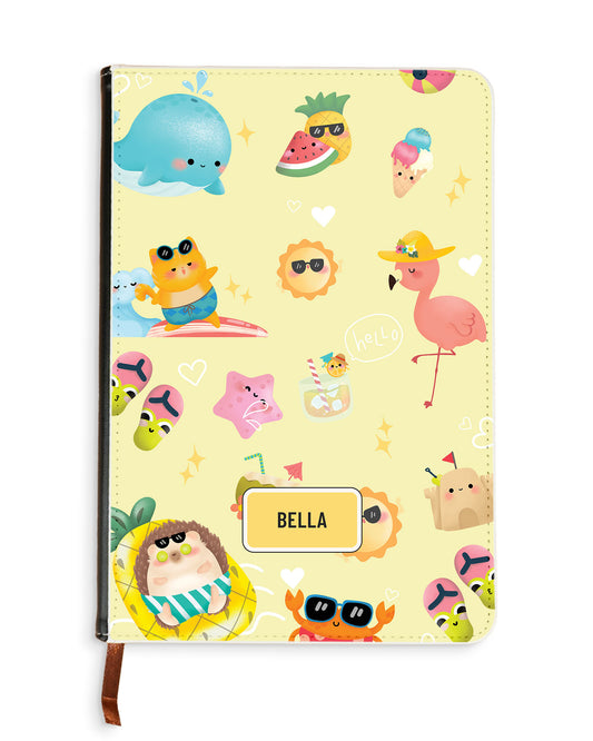 Leather Bookpaper Notebook - Summer