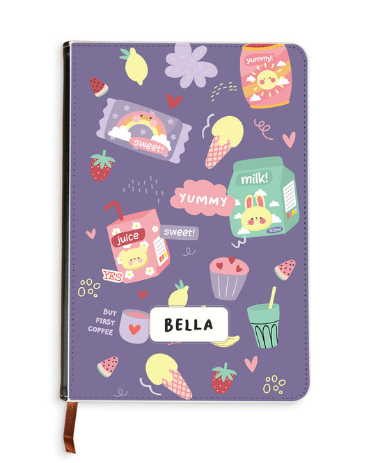 Leather Bookpaper Notebook - Sweet & Yummy