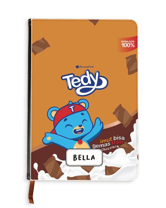 Leather Bookpaper Notebook - Tedy