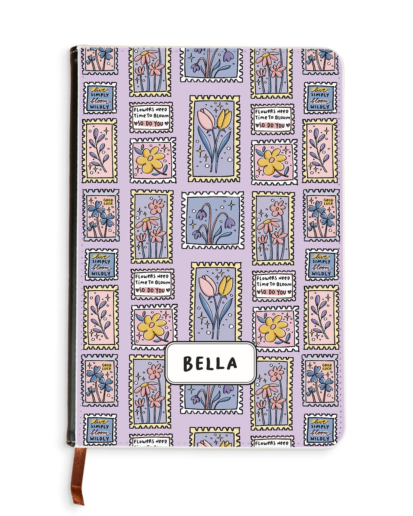 Leather Bookpaper Notebook - Time To Bloom