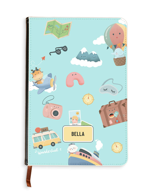 Leather Bookpaper Notebook - Travel