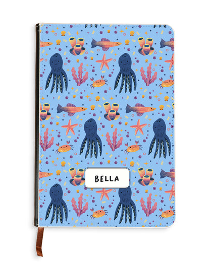 Leather Bookpaper Notebook - Underwater Dreams 1.0