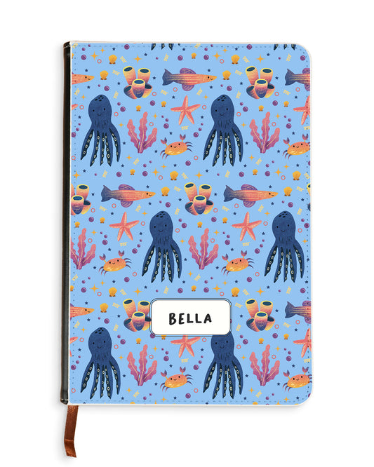 Leather Bookpaper Notebook - Underwater Dreams 1.0