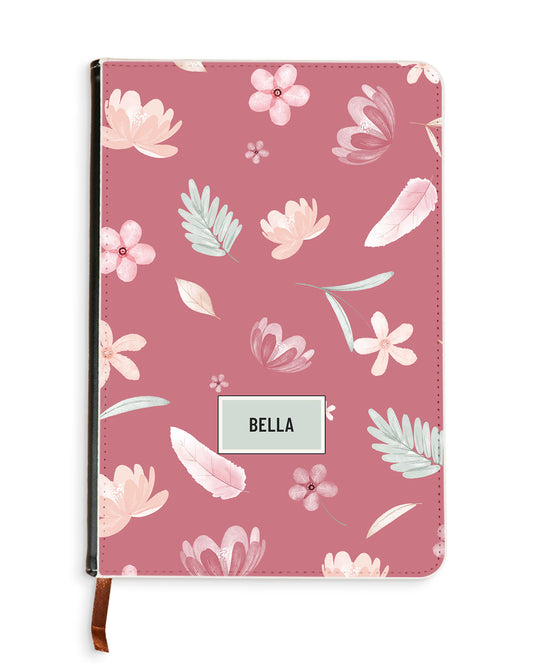 Leather Bookpaper Notebook - Wild Flower