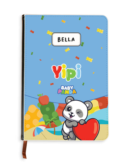 Leather Bookpaper Notebook - Yipi Panda