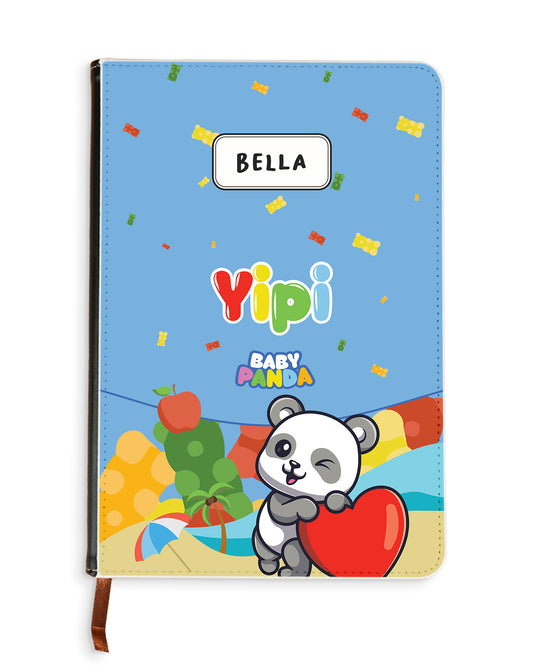 Leather Bookpaper Notebook - Yipi Panda