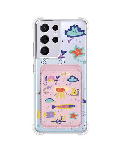Android Magnetic Wallet Case - Ocean World