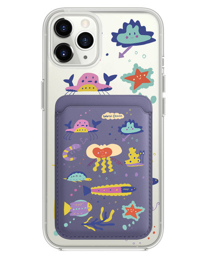 iPhone Magnetic Wallet Case - Ocean World