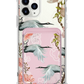iPhone Magnetic Wallet Case - Oil Painting Birds