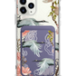 iPhone Magnetic Wallet Case - Oil Painting Birds