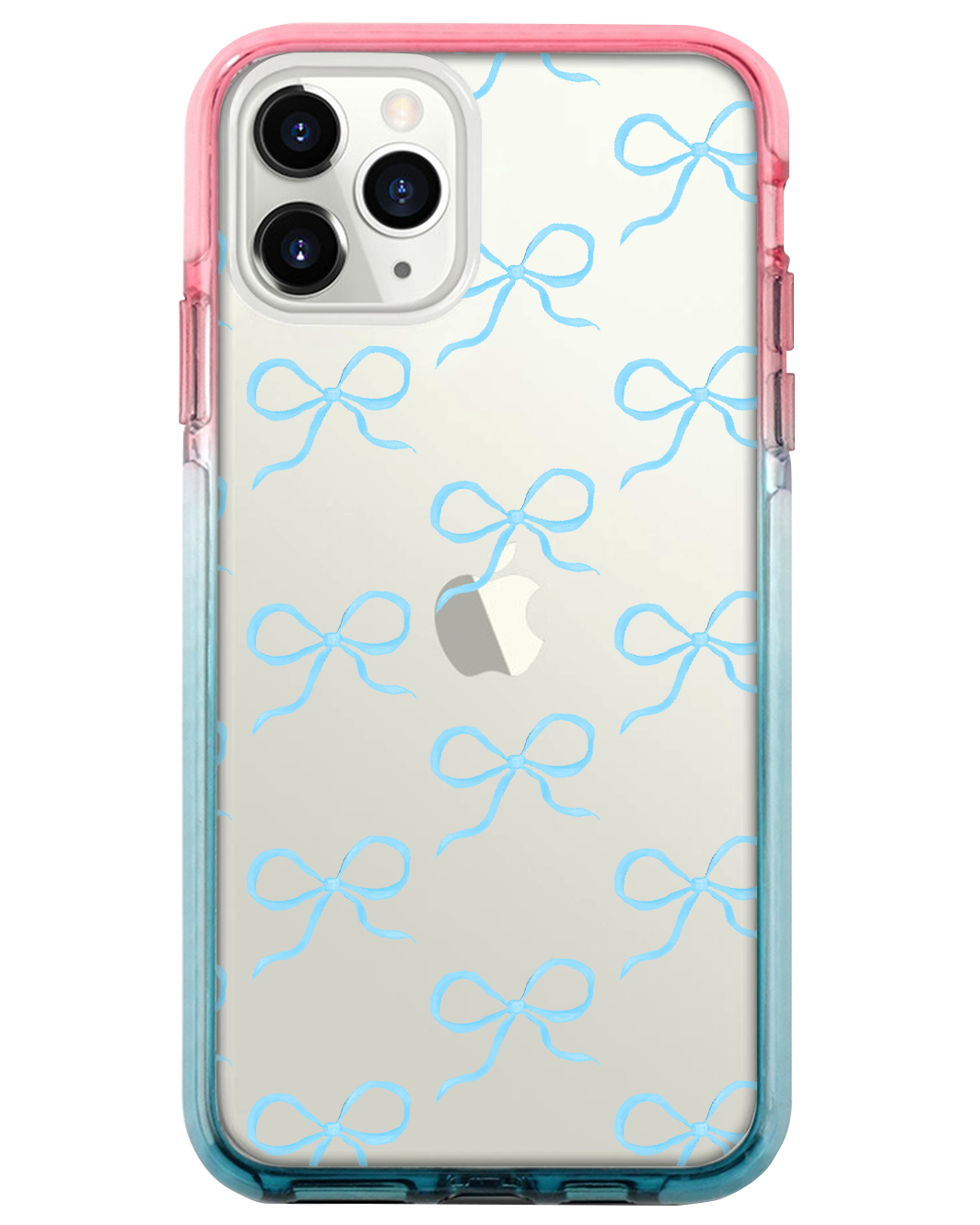 Ombre Bumper Case - Coquette Blue Bow